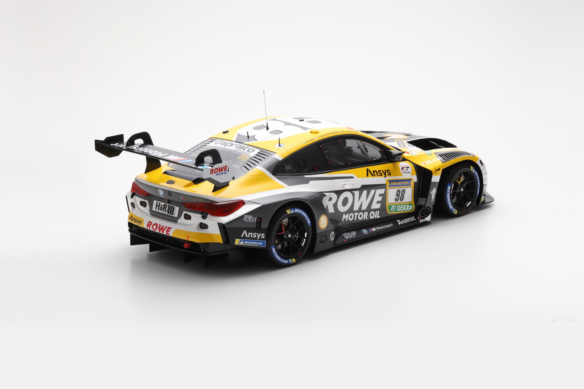 BMW M4 GT3 EVO No.98 ROWE RACING 24H Nürburgring 2025 Farfus, Augusto - Krohn, Jesse - Marciello, Raffaele - van der Linde, Kelvin