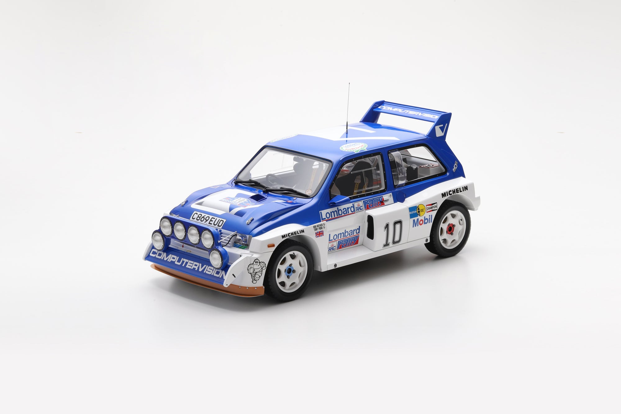 MG Metro 6R4 No. 10 3rd RAC 1985 Tony Pond